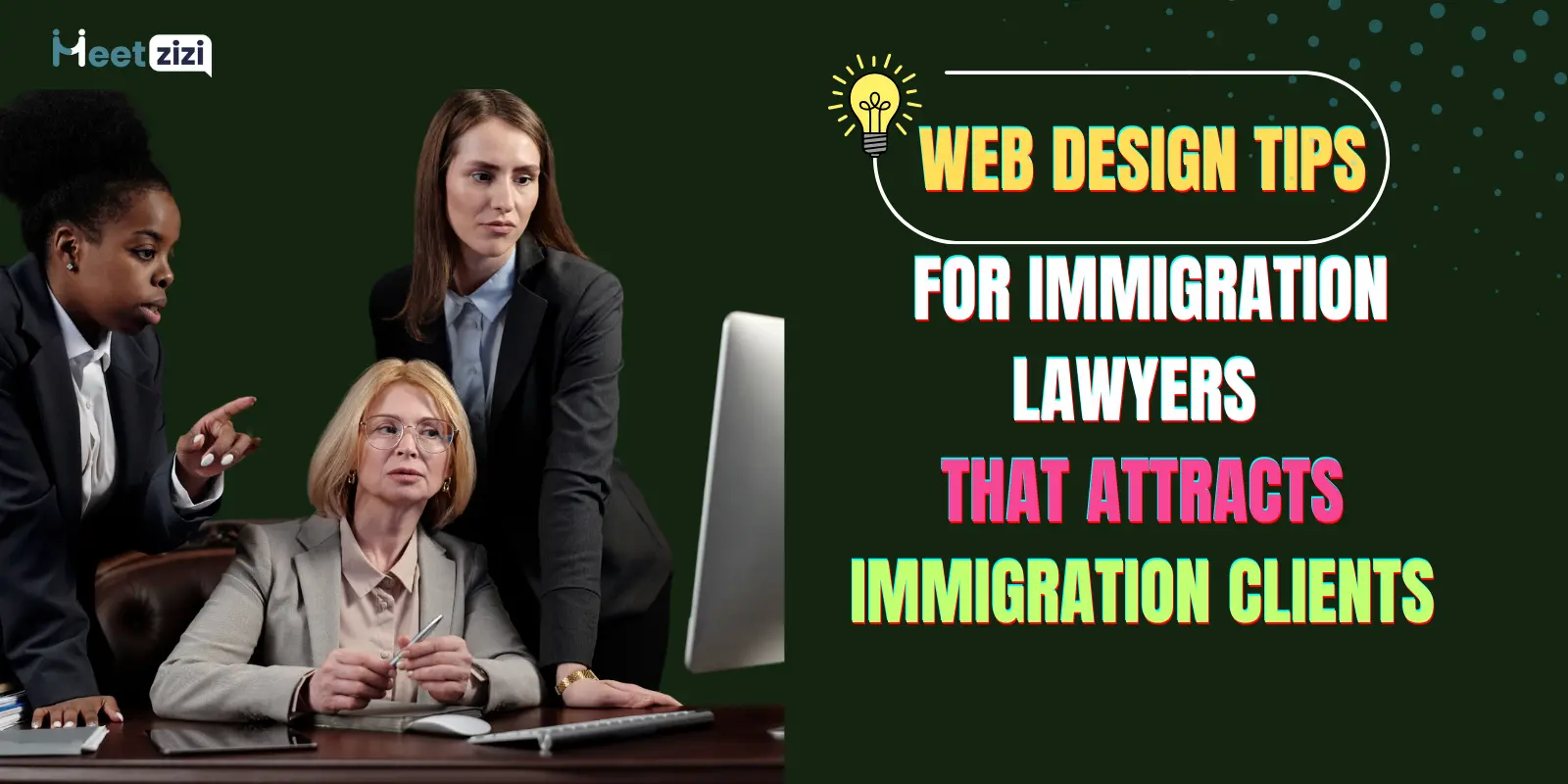 Professional web design for an immigration attorney