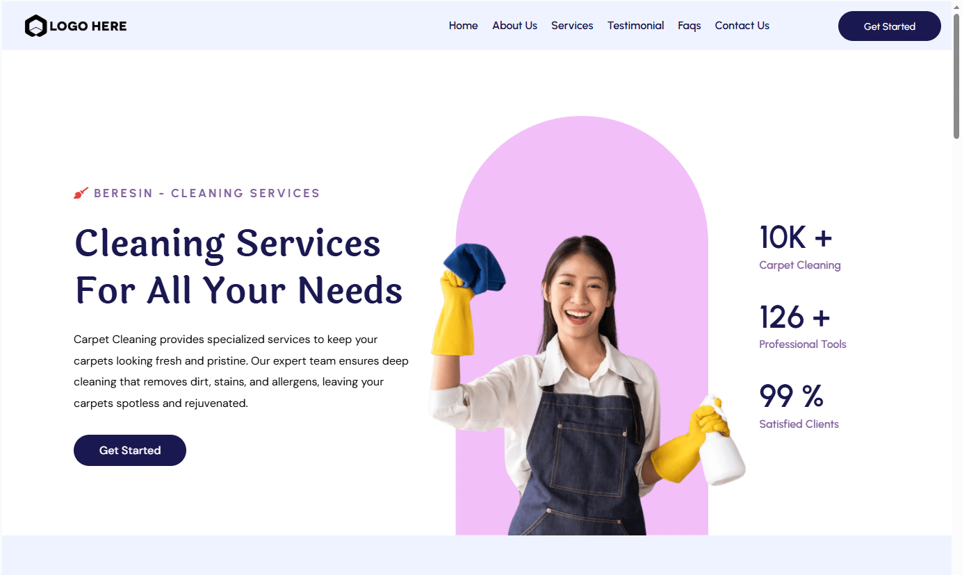 carpet cleaning website
