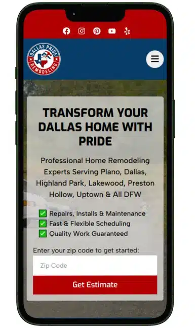 handyman business website design