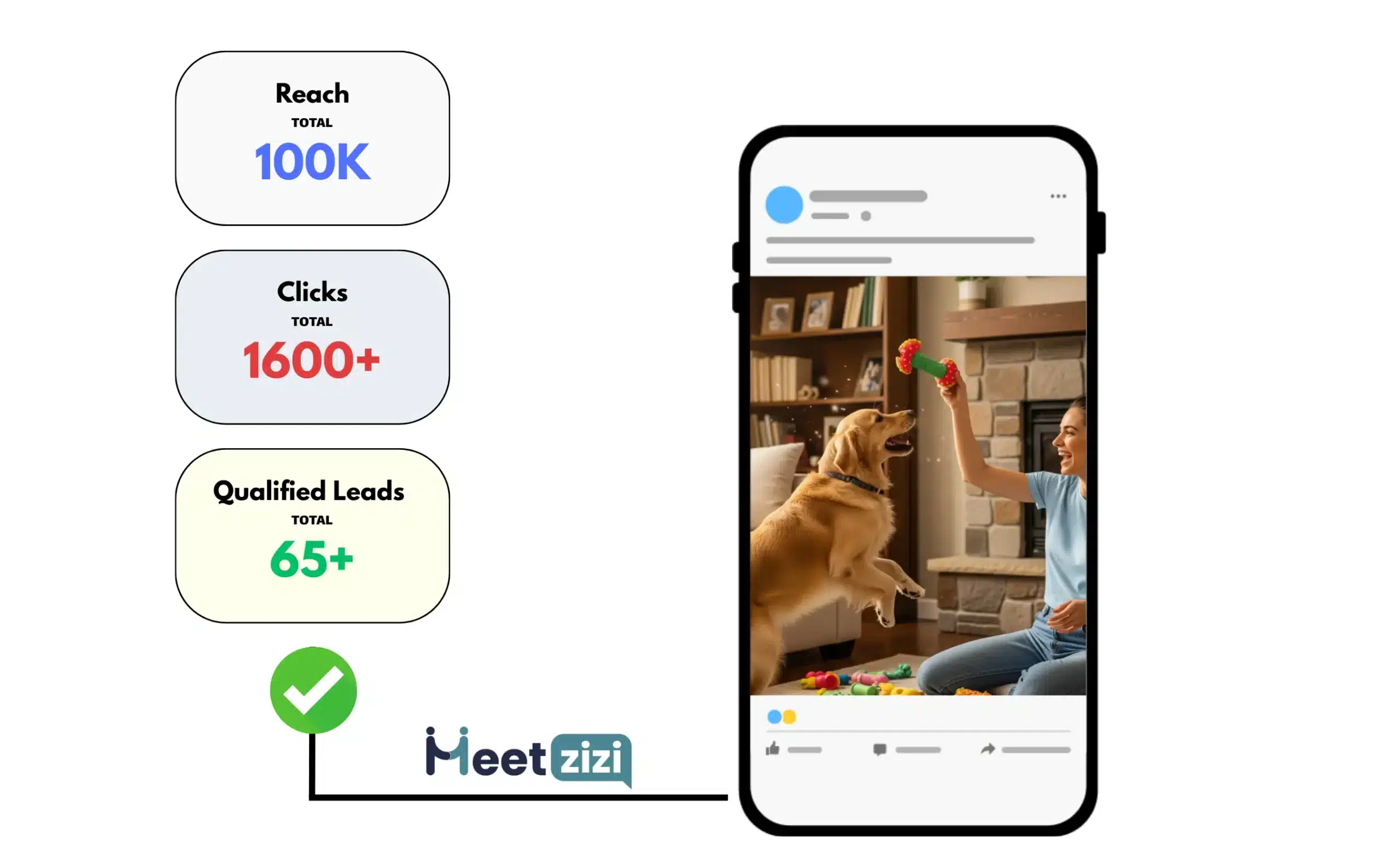 Facebook Ads results for pet sitting business