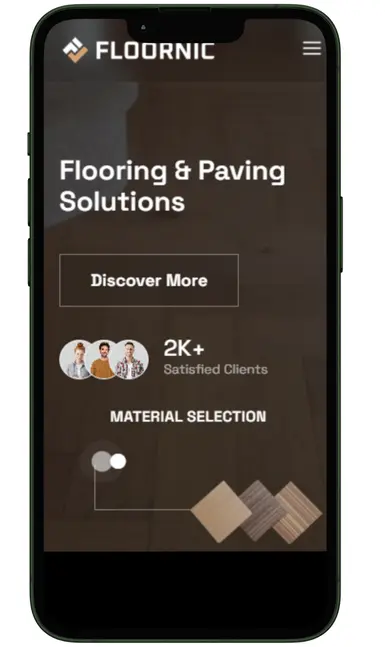 Flooring website design