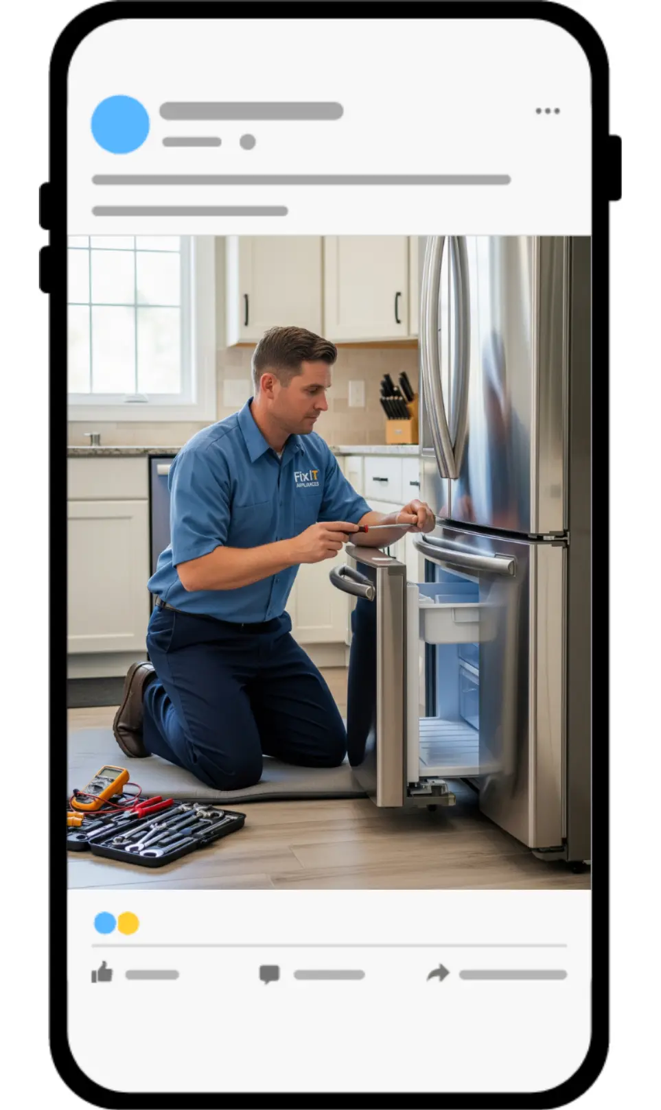 appliance repair facebook ads case study results