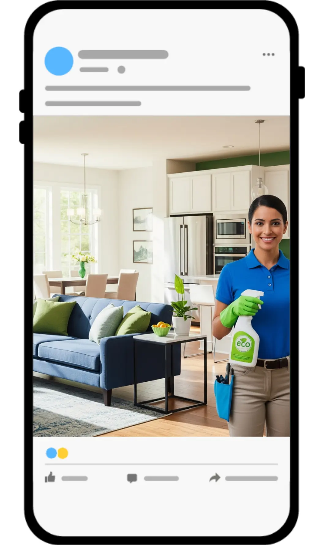 cleaning business facebook ads case study results