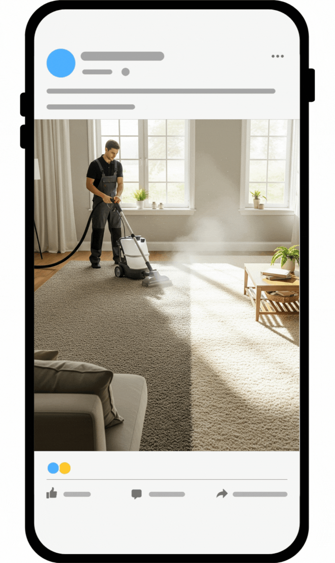 fb ads casestudy for carpet cleaning business