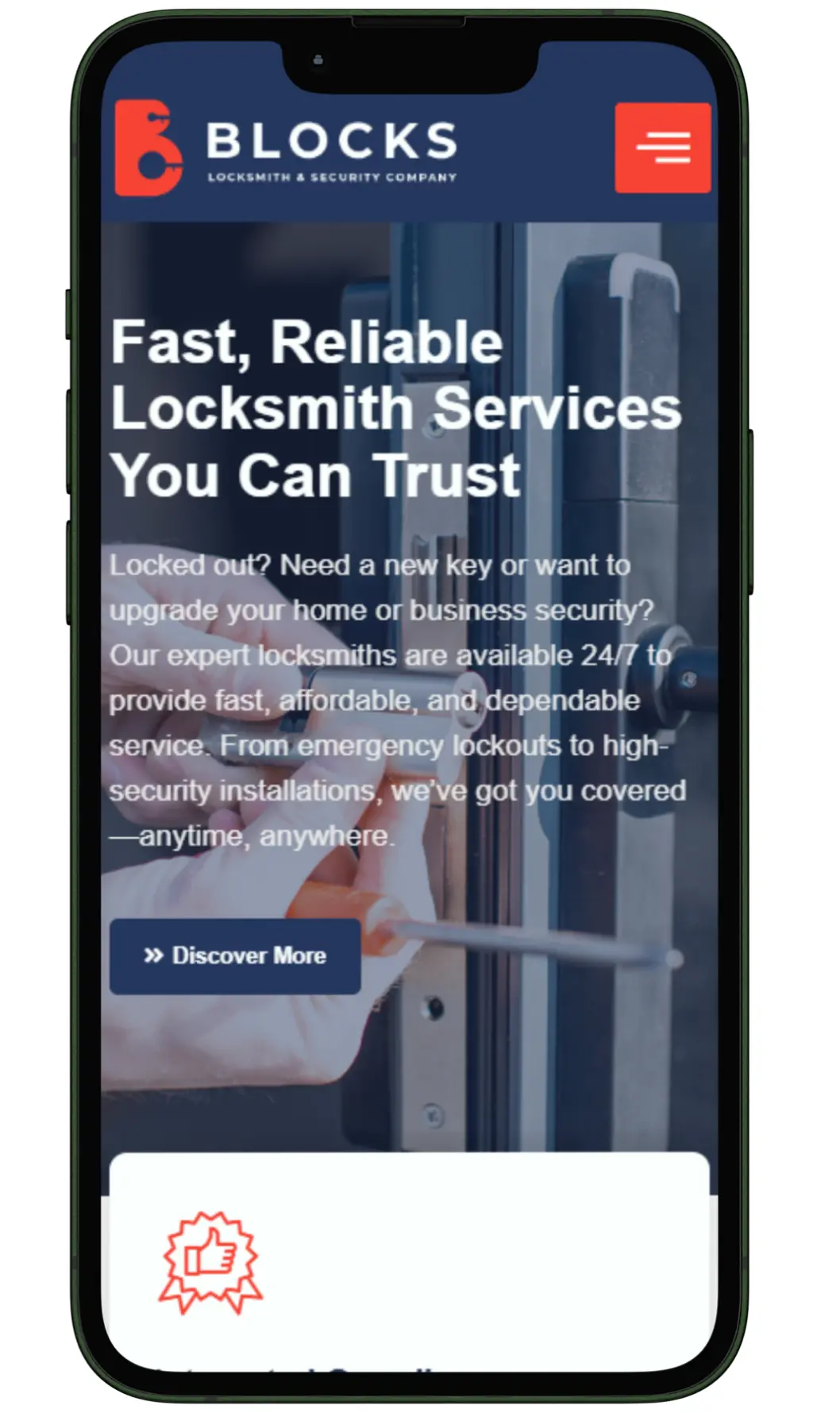 hvac repair mobile website design and development