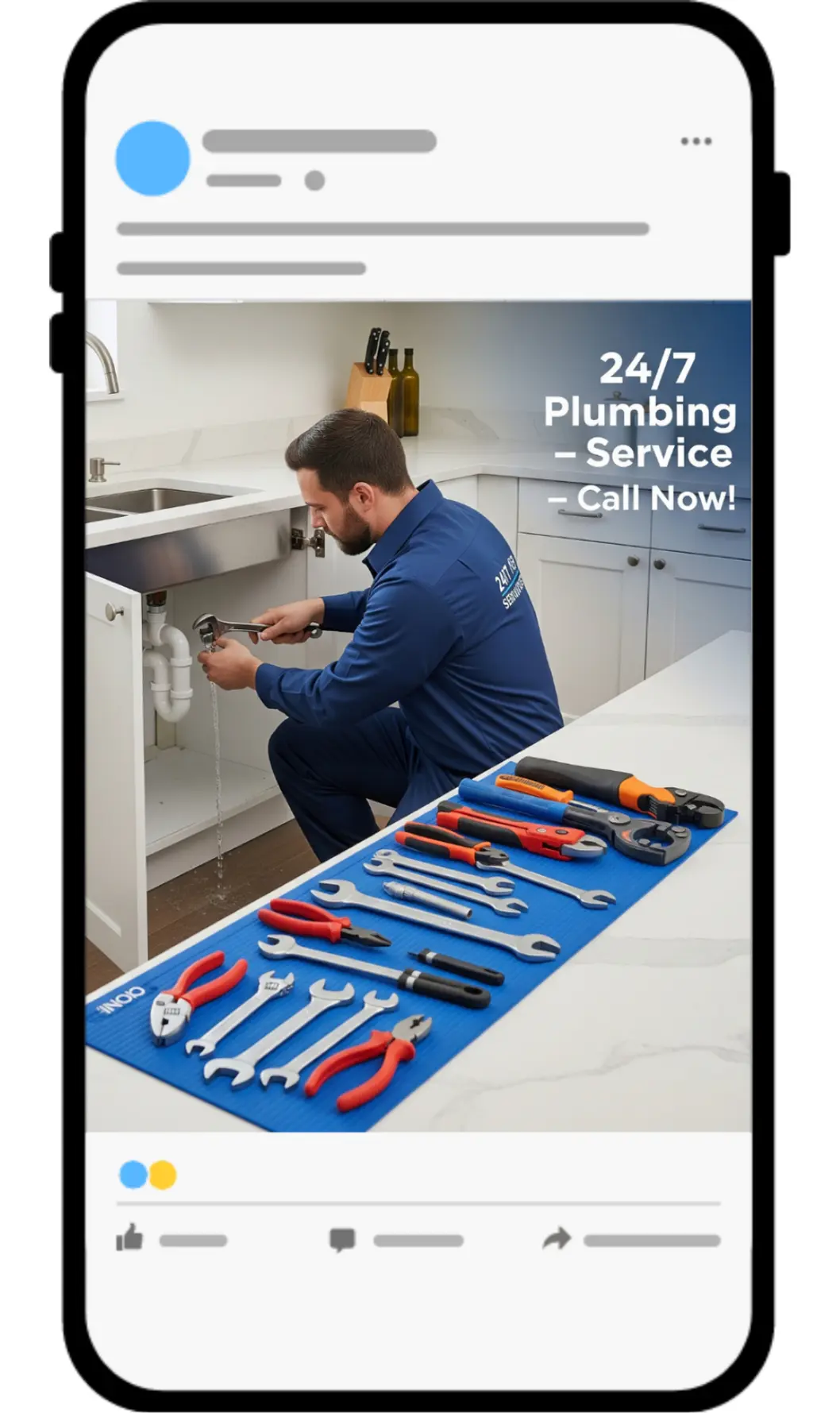 plumbing repair facebook ads case study results