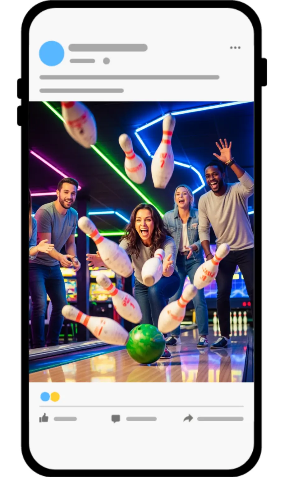 Bowling Alleys business facebook ads case study results