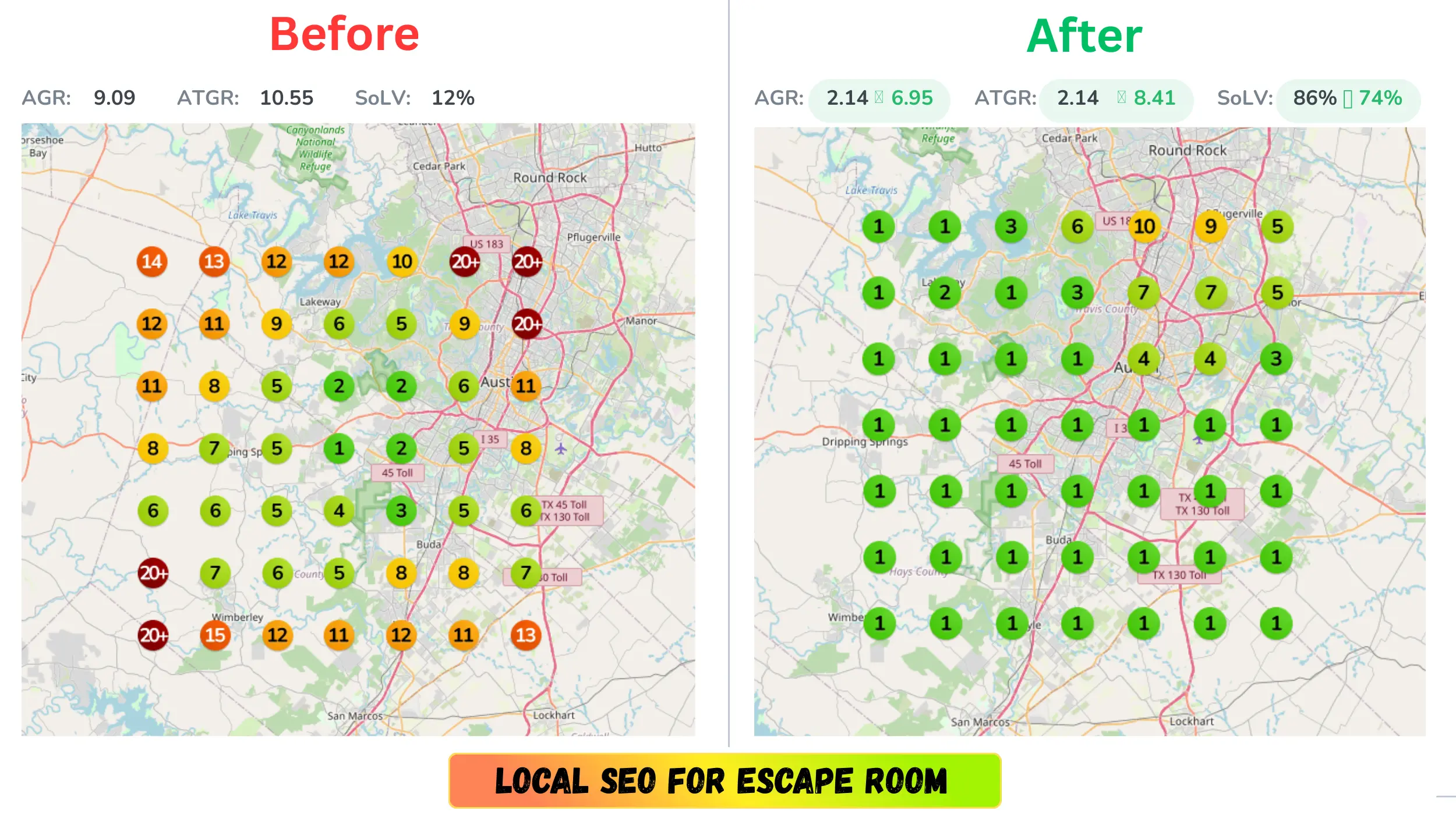 Escape room Services Map Ranking