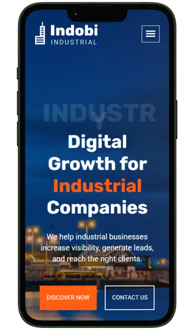 Industrial Companies website design and development