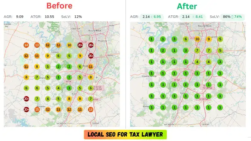 Tax Lawyer SEO Services 4 Tax Lawyer Map Ranking