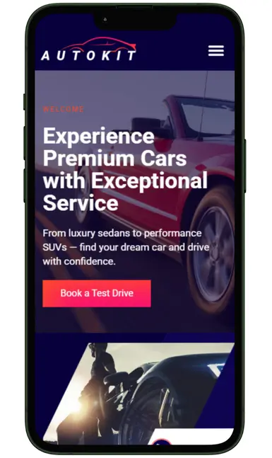 Car Dealerships website design