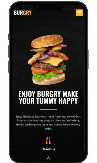 Fast Food website design (1)