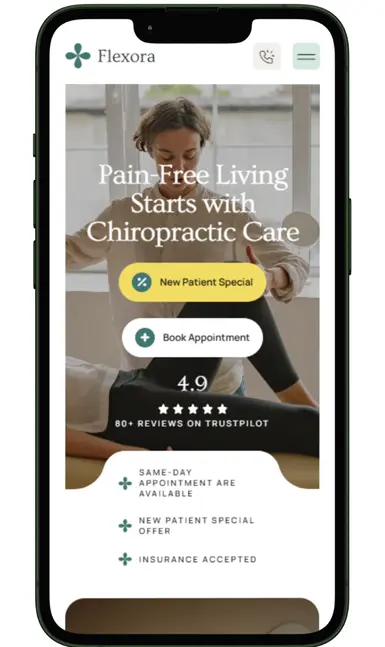 Physical Therapy Centers Massage Therapy website design