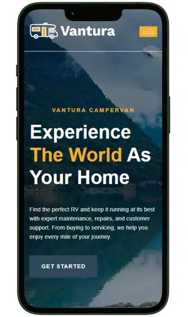 RV Sales & Services website design