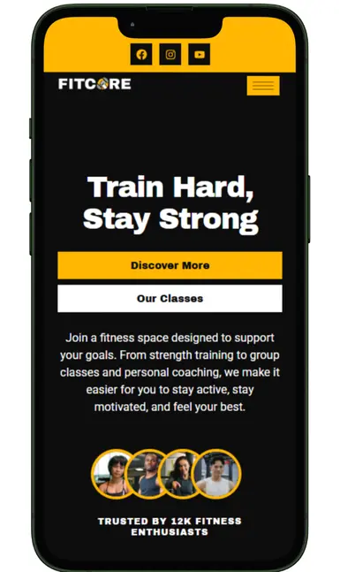 Web Design For Gyms and Fitness Centers 4 Gyms and Fitness Centers website design