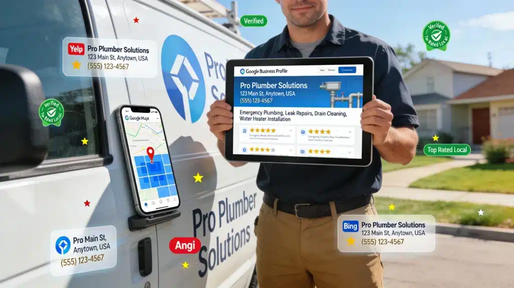 SEO for Plumbers and Plumbing Contractors: A Complete Guide 5 SEO agency helping a plumbing business improve keyword rankings, Google Maps visibility, website performance, and lead generation.